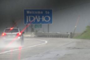 Gränsen till Idaho